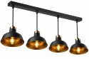 Lampa wisząca 4xE27 HEBE BLACK