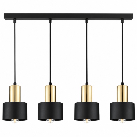 Pendant lamp 4xE27 LUCE BLACK GOLD