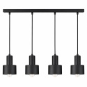 Lampa wisząca 4xE27 LUCE BLACK