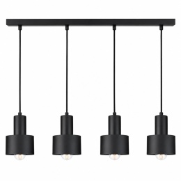 Lampa wisząca 4xE27 LUCE BLACK