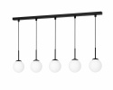 Lampa wisząca 5xE14 Mondi Black