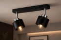 Ceiling Lamp 2xE27 SIMPLY BLACK/SILVER