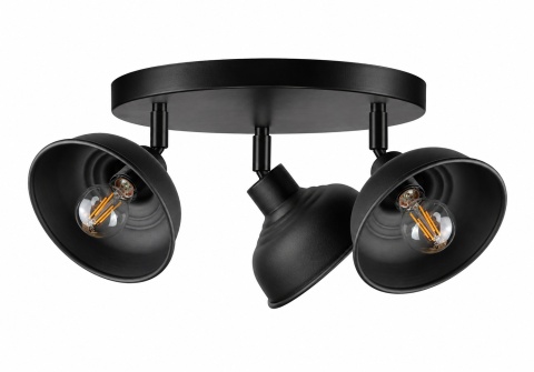 Spot 3xE27 FAUN BLACK