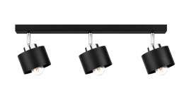 Ceiling Lamp 3xE27 SIMPLY BLACK/SILVER