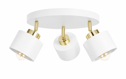 Spot 3xE27 SIMPLY WHITE/GOLD