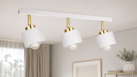 Spot 3xE27 SIMPLY WHITE/GOLD
