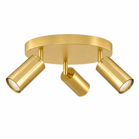 Spot 3xGU10 EYE BLACK GOLD
