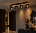 Ceiling Lamp 4xE27 FAUN BLACK
