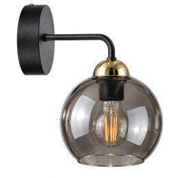 Kinkiet 1xE27 COSMO BLACK/GOLD