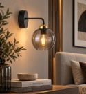 Kinkiet 1xE27 COSMO BLACK/GOLD