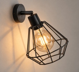 Wall Lamp 1xE27 FOSKAL BLACK