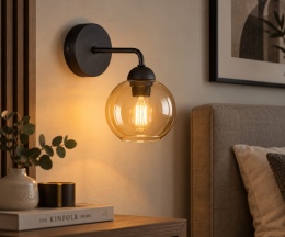 Kinkiet 1xE27 MELLE BLACK