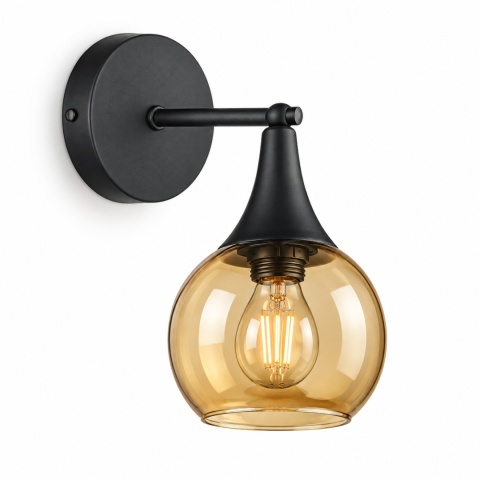 Wall Lamp 1xE27 STAR HONEY BLACK