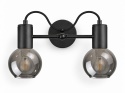 Kinkiet 2xE27 LIV BLACK