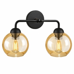 Kinkiet 2xE27 MELLE BLACK