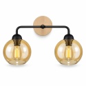 Kinkiet 2xE27 MELLE WOOD