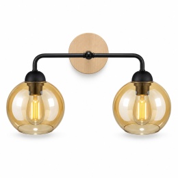 Kinkiet 2xE27 MELLE WOOD