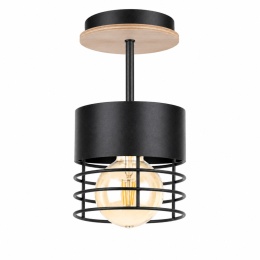 Ceiling Lamp 1xE27 CASA BLACK WOOD