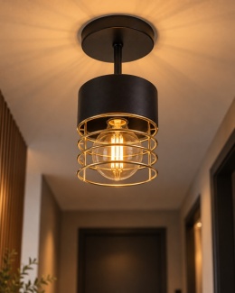 Lampa sufitowa 1xE27 ROYAL GOLD