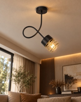 Lampa sufitowa 1xE27 ROYAL GOLD