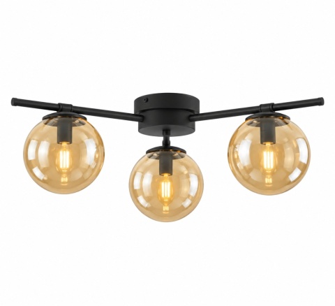 Lampa sufitowa 3xE14 APEKS AMBER