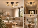 Lampa sufitowa 3xE14 APEKS AMBER