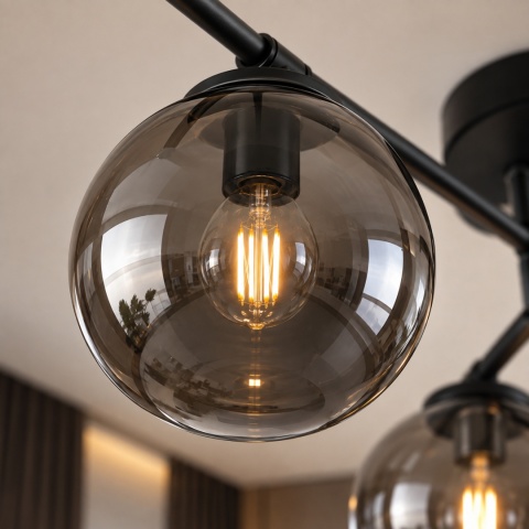 Lampa sufitowa 3xE14 APEKS DARK
