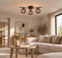 Lampa sufitowa 3xE14 APEKS DARK