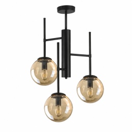 Lampa sufitowa 3xE14 APOLLO AMBER