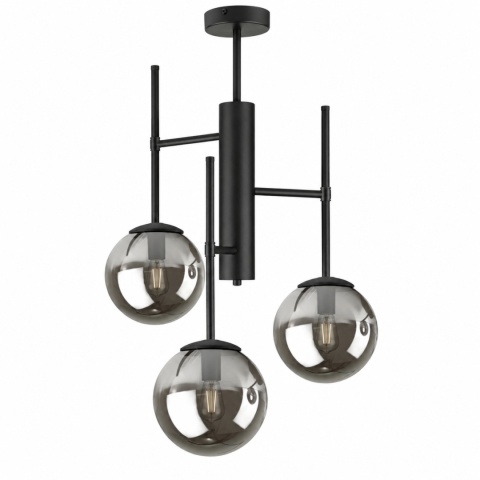 Lampa sufitowa 3xE14 APOLLO SMOKY