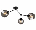Lampa sufitowa 3xE27 ACRO BLACK/SMOKY