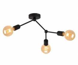 Lampa sufitowa 3xE27 ACRO BLACK