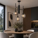 Lampa sufitowa 3xE27 ALUMA SMOKY
