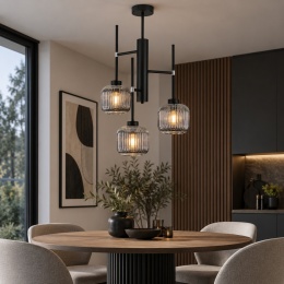 Lampa sufitowa 3xE27 ALUMA SMOKY