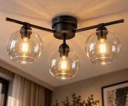 Lampa sufitowa 3xE27 BOZON CLEAR