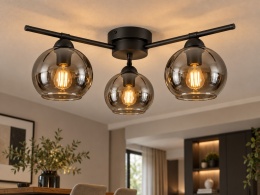 Lampa sufitowa 3xE27 BOZON DARK