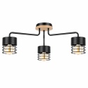 Lampa sufitowa 3xE27 CASA BLACK WOOD