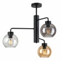 Lampa sufitowa 3xE27 FLEX BLACK/MIX