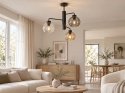 Lampa sufitowa 3xE27 FLEX BLACK/MIX