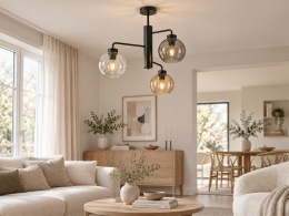 Lampa sufitowa 3xE27 FLEX BLACK/MIX