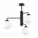 Lampa sufitowa 3xE27 FLEX BLACK/WHITE