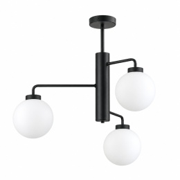 Lampa sufitowa 3xE27 FLEX BLACK/WHITE