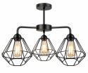 Lampa sufitowa 3xE27 FOSKAL BLACK