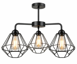 Lampa sufitowa 3xE27 FOSKAL BLACK
