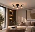 Lampa sufitowa 3xE27 FOTON DARK