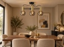 Lampa sufitowa 3xE27 LIV BLACK/GOLD