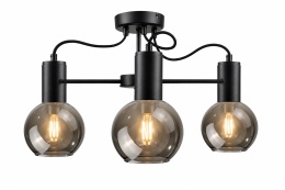 Lampa sufitowa 3xE27 LIV BLACK