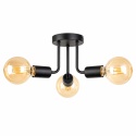 Lampa sufitowa 3xE27 LUNA BLACK