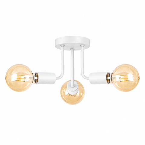 Lampa sufitowa 3xE27 LUNA WHITE