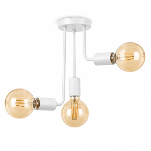 Lampa sufitowa 3xE27 MEGAN WHITE